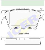 Icer Brakes 181761000 - JGO.PASTILLAS