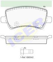 Icer Brakes 181776 - JGO.PASTILLAS