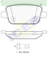 Icer Brakes 181801 - JGO.PASTILLAS