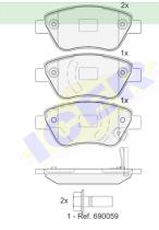 Icer Brakes 181810 - JGO.PASTILLAS