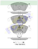 Icer Brakes 181865000 - JGO.PASTILLAS