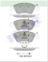 Icer Brakes 181865000 - JGO.PASTILLAS