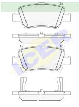 Icer Brakes 181870 - JGO.PASTILLAS