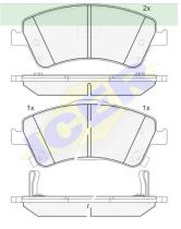 Icer Brakes 181871000 - JGO.PASTILLAS