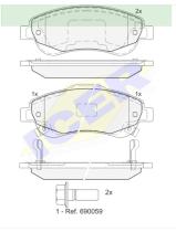 Icer Brakes 181887000 - JGO.PASTILLAS