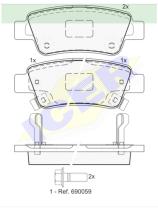 Icer Brakes 181888000 - JGO.PASTILLAS