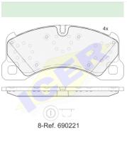 Icer Brakes 181921000 - JGO.PASTILLAS