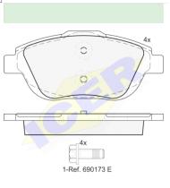 Icer Brakes 181925000 - JGO.PASTILLAS