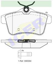 Icer Brakes 181928 - JGO.PASTILLAS