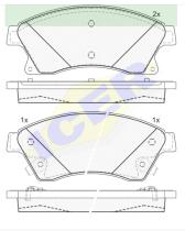 Icer Brakes 181942202 - JGO.PASTILLAS