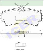 Icer Brakes 181960000 - JGO.PASTILLAS