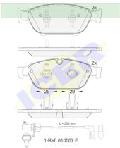 Icer Brakes 181993000 - JGO.PASTILLAS