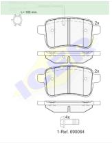 Icer Brakes 181995000 - JGO.PASTILLAS