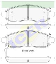 Icer Brakes 182003000 - JGO.PASTILLAS