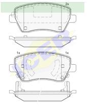 Icer Brakes 182019000 - PASTILLA DE FRENO