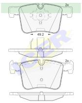 Icer Brakes 182020000 - PASTILLA DE FRENO