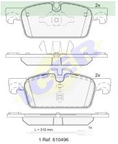 Icer Brakes 182021000 - PASTILLA DE FRENO