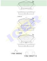 Icer Brakes 182024000 - PASTILLA DE FRENO