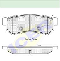 Icer Brakes 182058000 - JGO.PASTILLAS TRAS. CHEVROLET-SUZU.