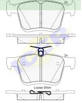 Icer Brakes 182099 - JGO.PASTILLAS TRAS. AUDI-SEAT-VW