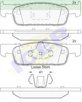 Icer Brakes 182115 - JGO.PASTILLAS DEL. RENAULT