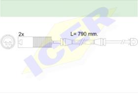 Icer Brakes 610242E - JGO.SENSORES DESGASTE FRENOS BMW