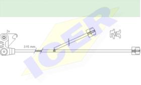 Icer Brakes 610300E - INDICAD.DESGASTE CAMION 2UD.285MM.