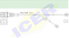 Icer Brakes 610355E - INDICAD.DESGAST.CAMION 2U.450/400MM