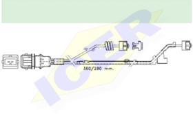 Icer Brakes 610423E - INDICAD.DESGAST.CAMION 2U.350/280MM