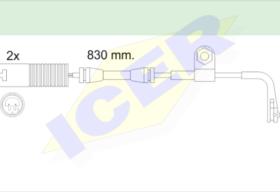 Icer Brakes 610458E - JGO.SENSORES DESGASTE FRENOS BMW