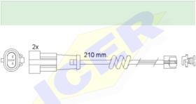 Icer Brakes 610471E - INDICADOR DESGASTE