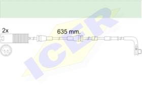 Icer Brakes 610474E - JGO.SENSORES DESGASTE FRENOS BMW