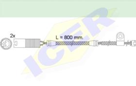 Icer Brakes 610499E - JGO.SENSORES DESGASTE FRENOS BMW