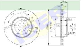 Icer Brakes 78BD04152 - JGO.DISCOS FRENO MERCEDES