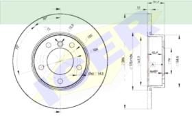 Icer Brakes 78BD06732 - JGO.DISCOS FRENO BMW