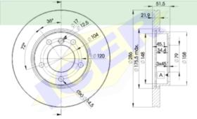 Icer Brakes 78BD06742 - JGO.DISCOS FRENO BMW