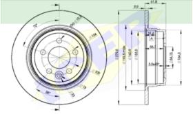 Icer Brakes 78BD08472 - JGO.DISCOS FRENO ROVER