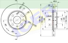 Icer Brakes 78BD09202 - JGO.DISCOS FRENO OPEL