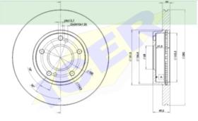 Icer Brakes 78BD10572 - JGO.DISCOS FRENO NISSAN