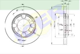 Icer Brakes 78BD28302 - DISCO DE FRENO