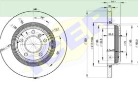 Icer Brakes 78BD32152 - JGO.DISCOS FRENO BMW