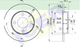 Icer Brakes 78BD36362 - JGO.DISCOS FRENO AUDI