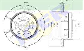 Icer Brakes 78BD38061 - DISCO DE FRENO CIT/PEUG (UNIDAD)