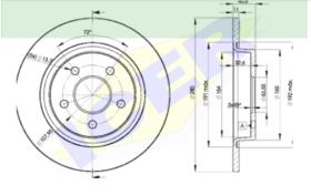 Icer Brakes 78BD39622 - JGO.DISCOS FRENO VOLVO/RENAULT