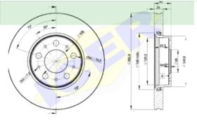 Icer Brakes 78BD40462 - JGO.DISCOS FRENO VOLVO