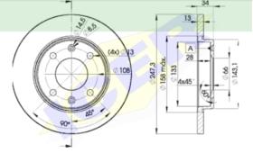 Icer Brakes 78BD42982 - JGO.DISCOS FRENO CIT/PEU