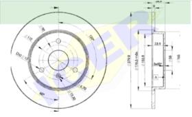 Icer Brakes 78BD43412 - JGO.DISCOS FRENO SMART