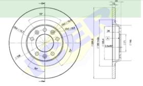 Icer Brakes 78BD46092 - JGO.DISCOS FRENO CIT/PEU