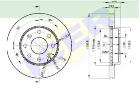 Icer Brakes 78BD46332 - JGO.DISCOS FRENO DAEWO