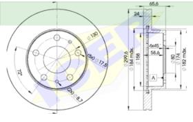 Icer Brakes 78BD46822 - JGO.DISCOS FRENO CIT/PEU